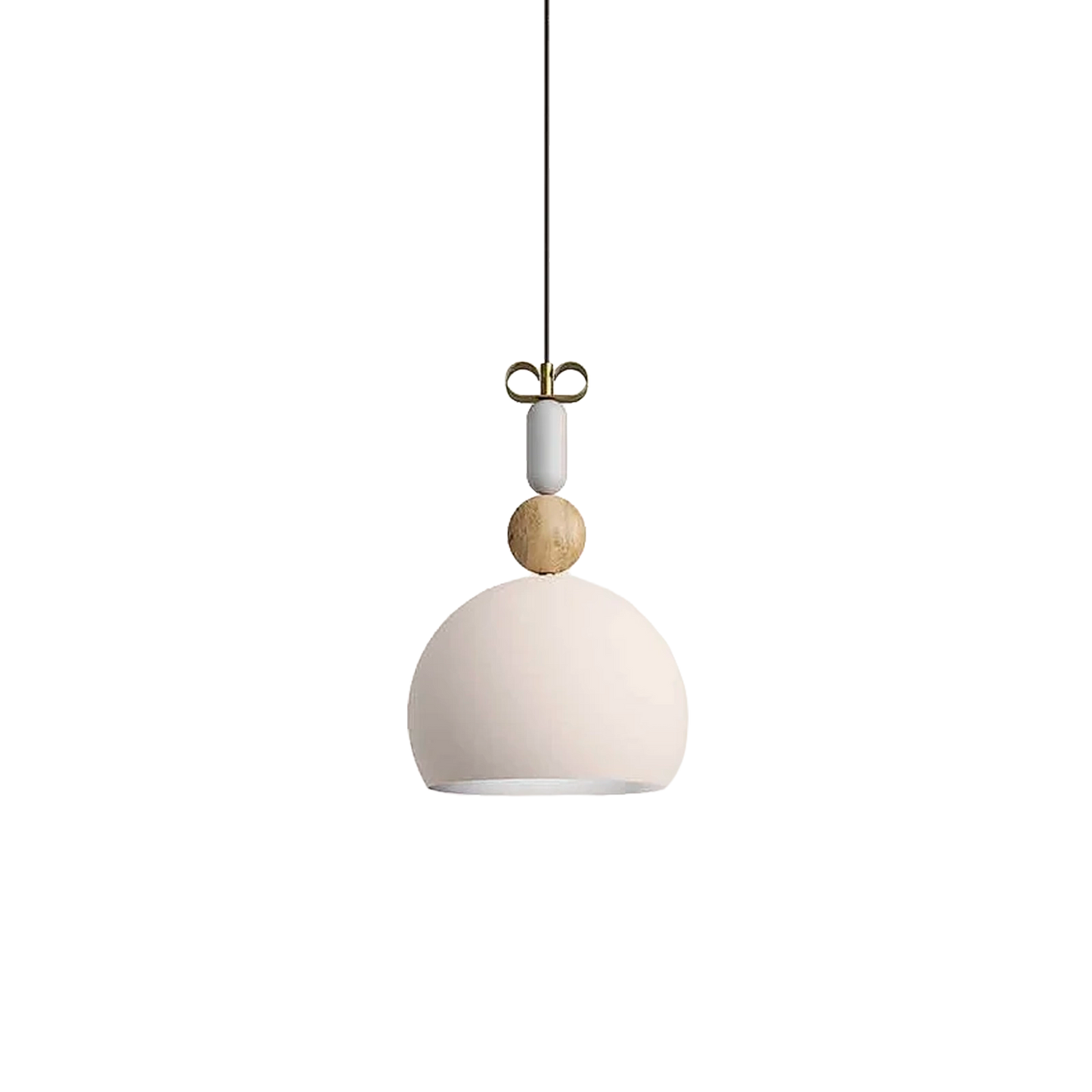 Sospensione Bon Ton N1 Il Fanale - Design in Ottone e Legno