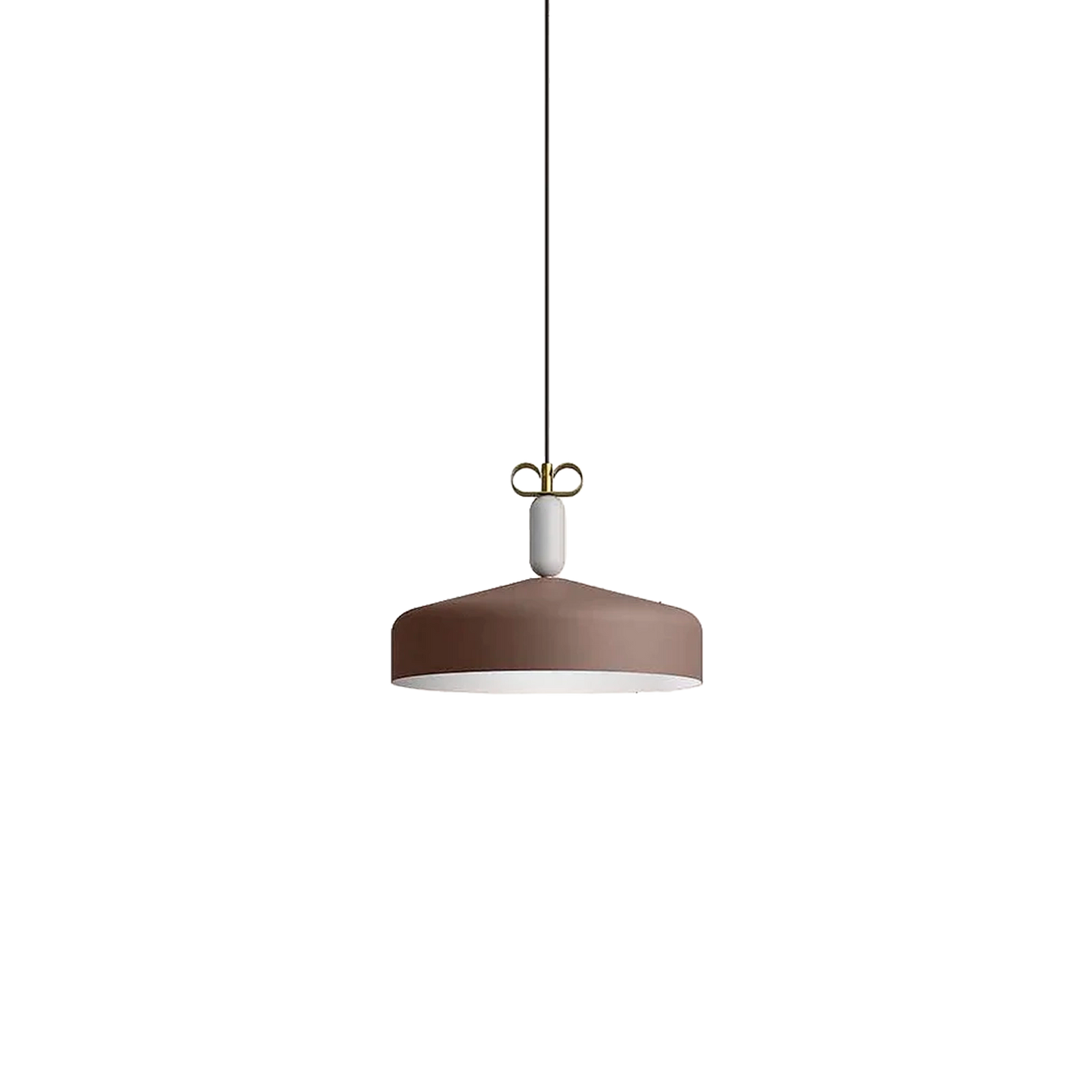 BON TON N2 Il Fanale - Lampada a Sospensione in Ottone e Legno