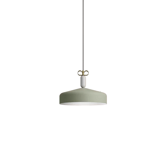 BON TON N2 Il Fanale - Lampada a Sospensione in Ottone e Legno