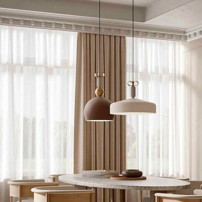 BON TON N2 Il Fanale - Lampada a Sospensione in Ottone e Legno