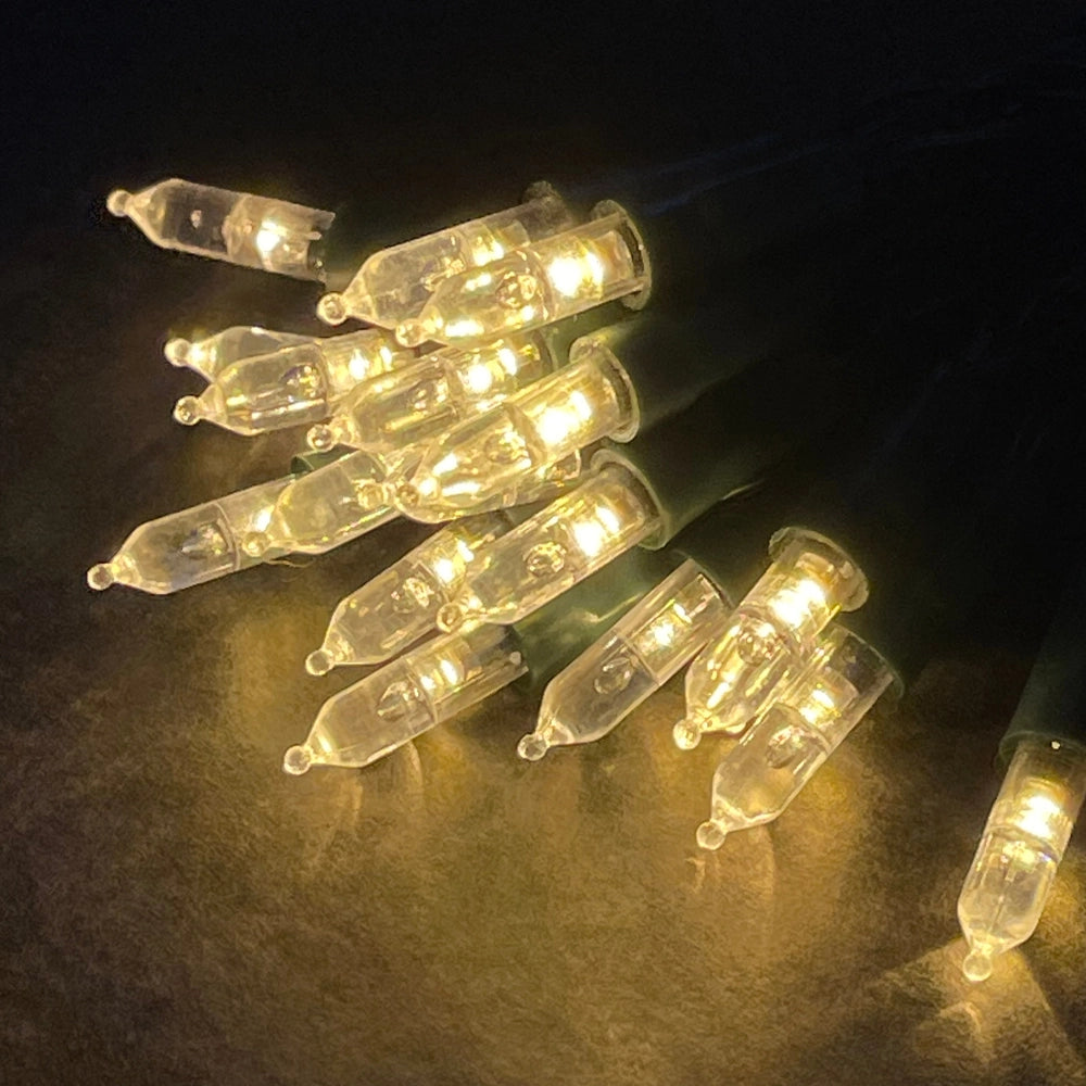 Catena con 20 mini LED bianchi a luce fissa