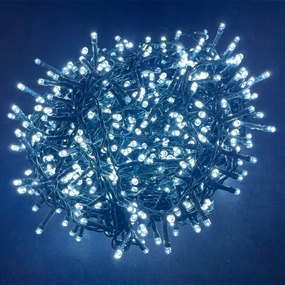 Catena Luminosa LED Cavo Scuro – 1000, 1500 o 2000 LED | Interno/Esterno | Varie Tonalità