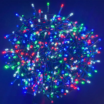 Catena Luminosa LED Cavo Scuro – 1000, 1500 o 2000 LED | Interno/Esterno | Varie Tonalità