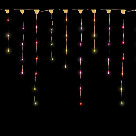 Tenda Luminosa Sfalsata APP-I Light Fantasy Smart RGB 85 LED – 3 × 0,6 m
