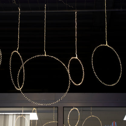 Anello Decorativo LED con Gocce Luminose
