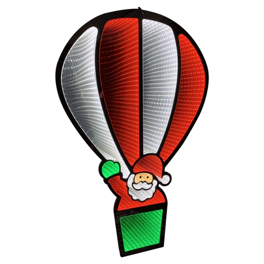 Babbo Natale Luminoso 89 cm Infinity Light LED Multi Colore