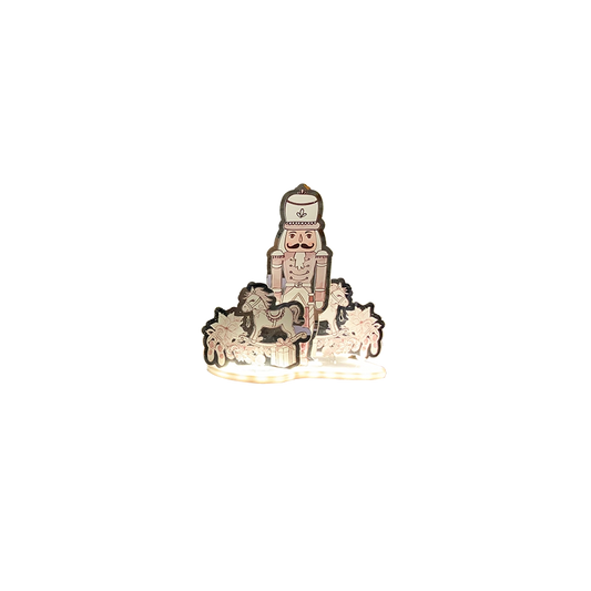Schiaccianoci 30cm luminoso con LED e Trasformatore