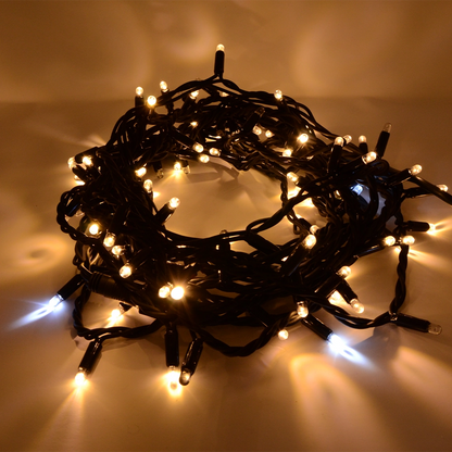 Catena Luminosa Decorativa - Lucciolone 200 Luci LED Bianco Caldo