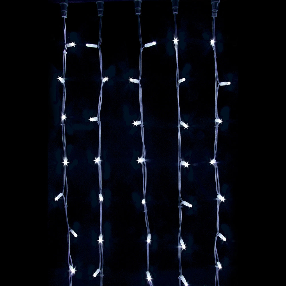 Tenda Luminosa Lucciolona 200 LED Bianco Caldo (1x2 m) – 240V per Esterni
