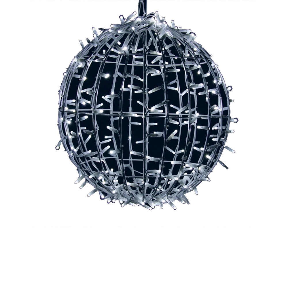 Sfera Luminosa Natalizia LED Lucciolona – Diametri 30, 50, 80 cm (Calda/Bianca)