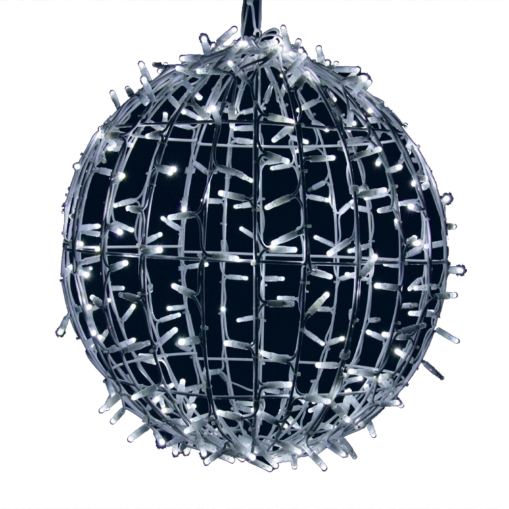 Sfera Luminosa Natalizia LED Lucciolona – Diametri 30, 50, 80 cm (Calda/Bianca)