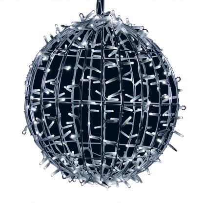 Sfera Luminosa Natalizia LED Lucciolona – Diametri 30, 50, 80 cm (Calda/Bianca)
