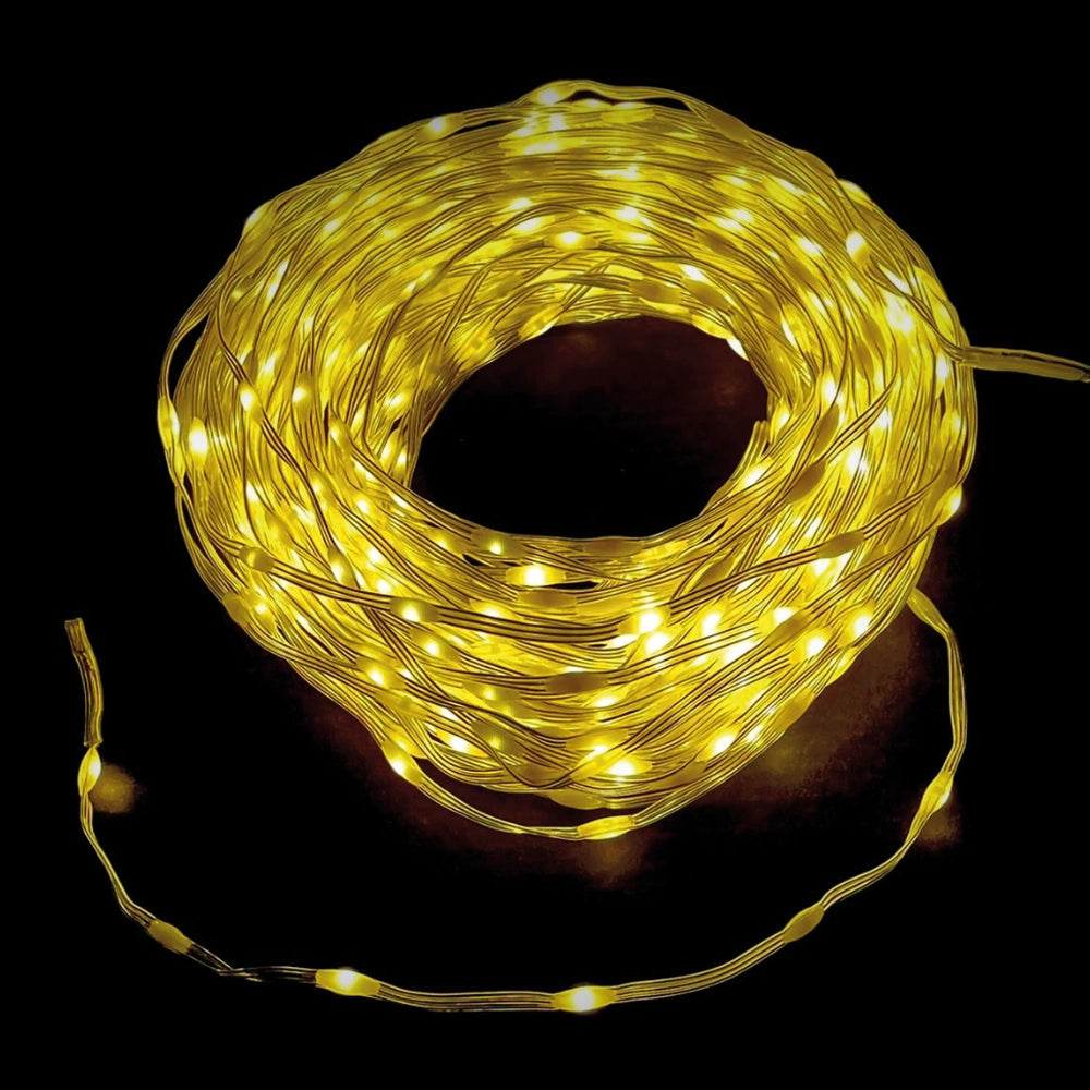 Luci Natalizie a Maxi Gocce LED Bianche 20m