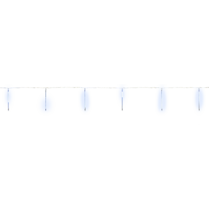 Set di 10 tubi effetto nevicata con 240 LED bianchi ciascuno, altezza 30 cm
