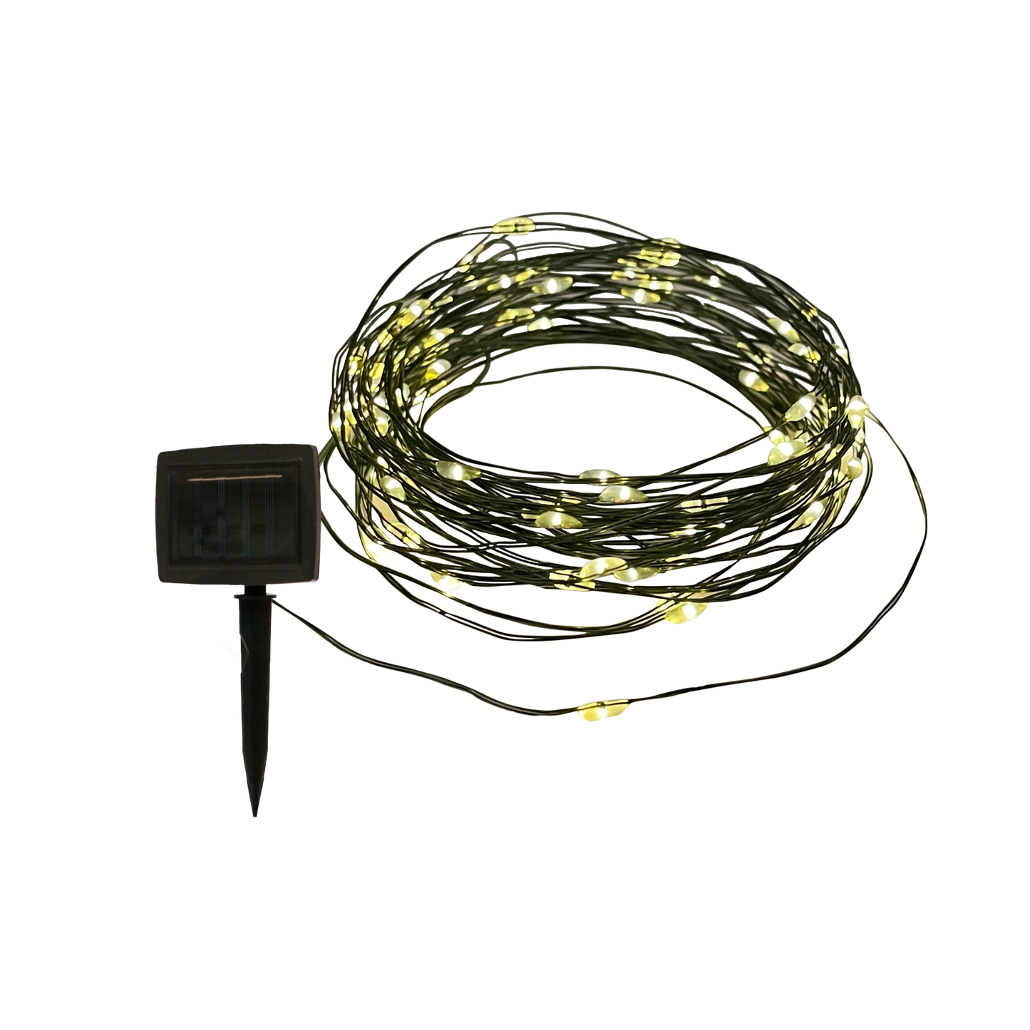200 Gocce di LED Bianco Caldo GiocoPlast - Catena Luminosa Solare