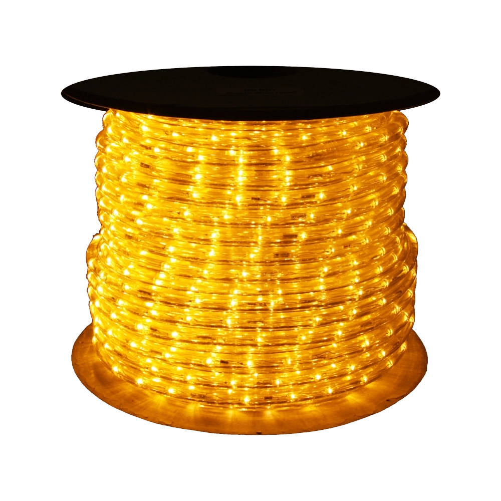 Bobina da 44 metri di tubo LED bianco con diametro 13mm, 2 fili e 1584 LED