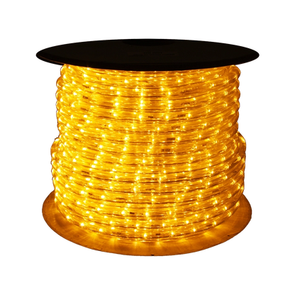 Bobina da 44 metri di tubo LED bianco con diametro 13mm, 2 fili e 1584 LED