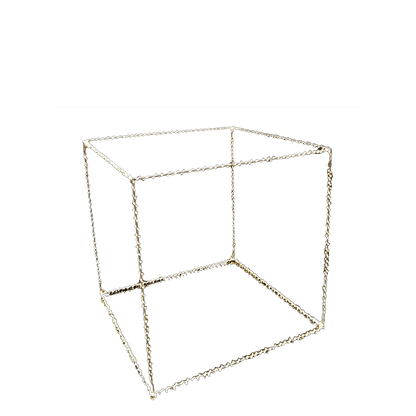 Cubo con Gocce LED Bianco Caldo