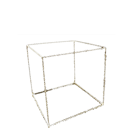 Cubo con Gocce LED Bianco Caldo
