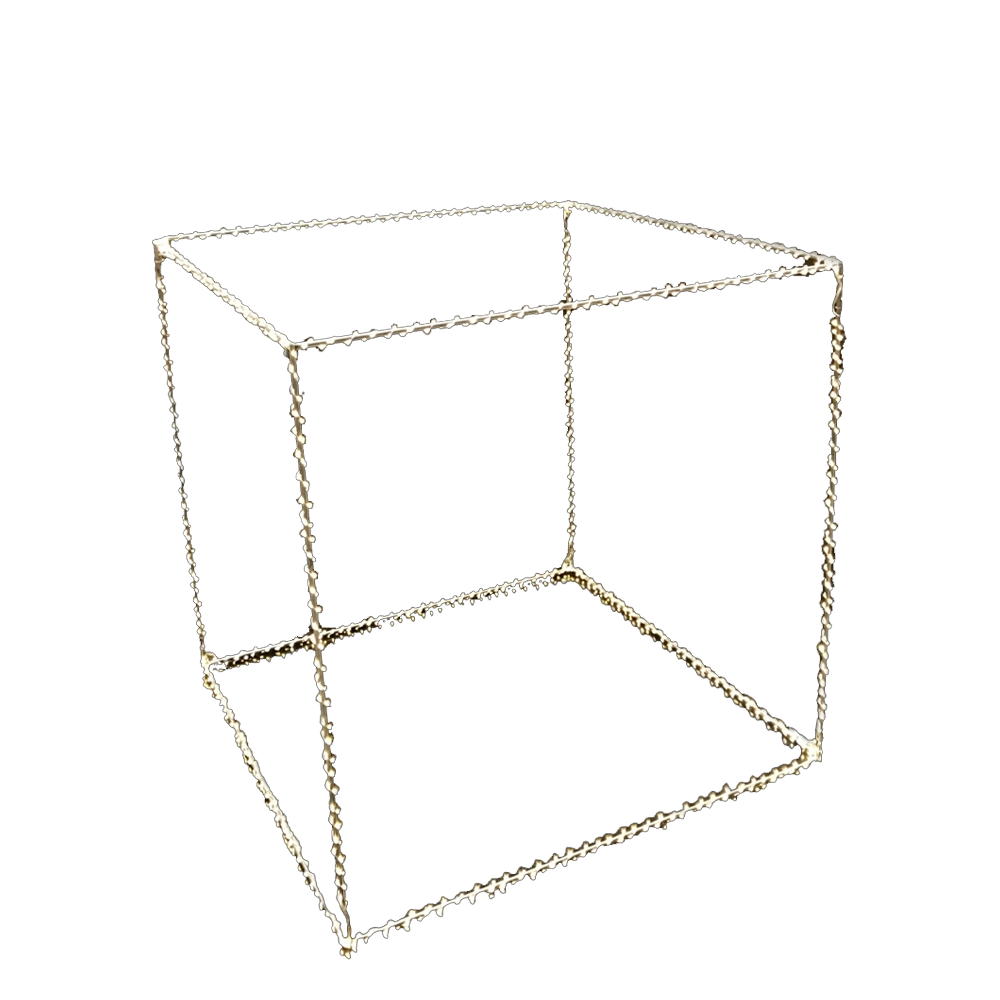 Cubo con Gocce LED Bianco Caldo