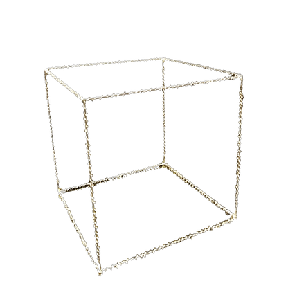 Cubo con Gocce LED Bianco Caldo
