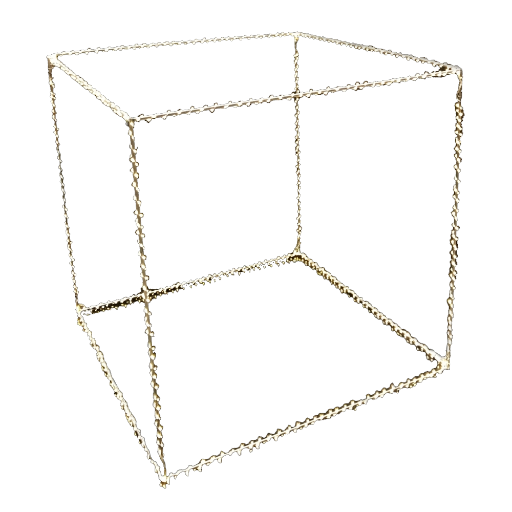 Cubo con Gocce LED Bianco Caldo