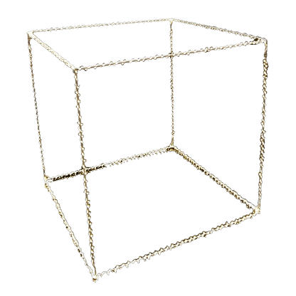 Cubo con Gocce LED Bianco Caldo