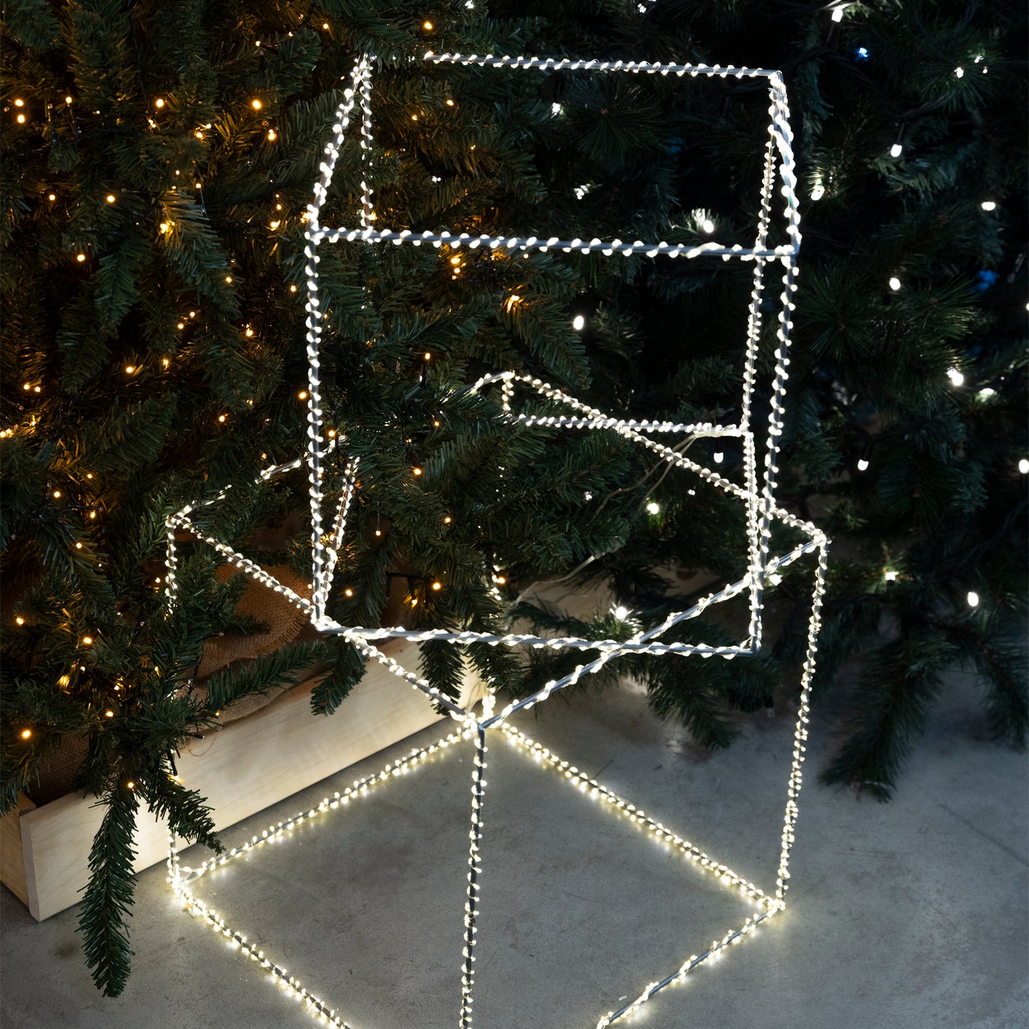 Set 6 Cubi LED Bianco Caldo 15-40 cm con Trasformatore IP20