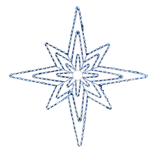 Stella Polare Luminosa con Tubo LED Bianco 135 cm IP44