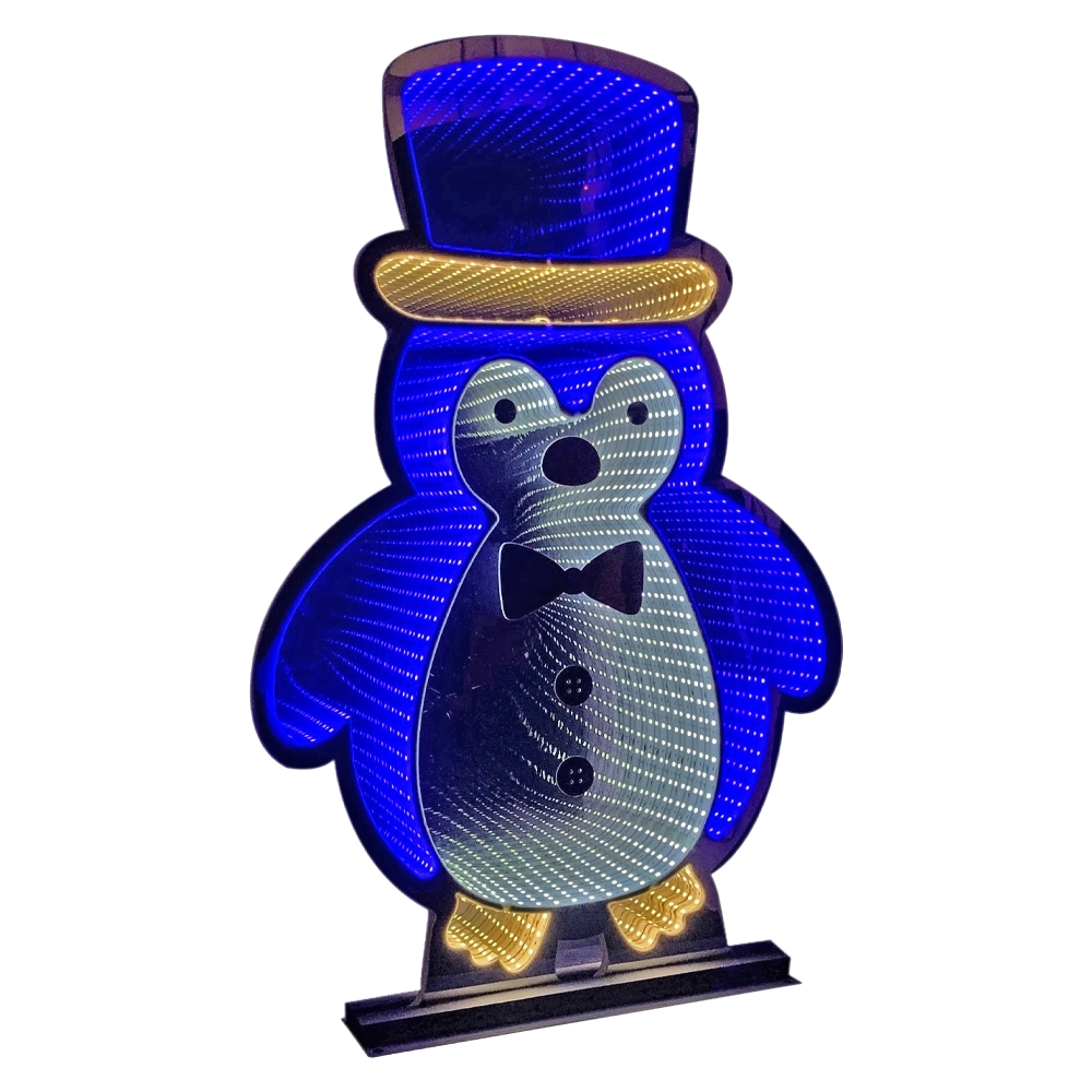 Pinguino Luminoso Giocoplast Infinity Light Multicolor 80 cm IP44