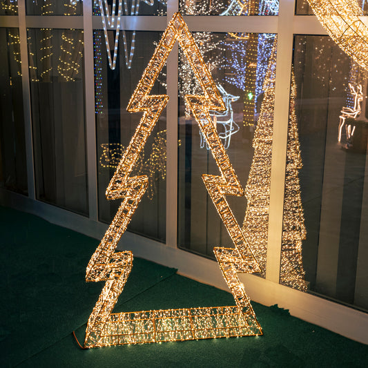 Maxi Albero 3D 150cm con 9600 Gocce LED