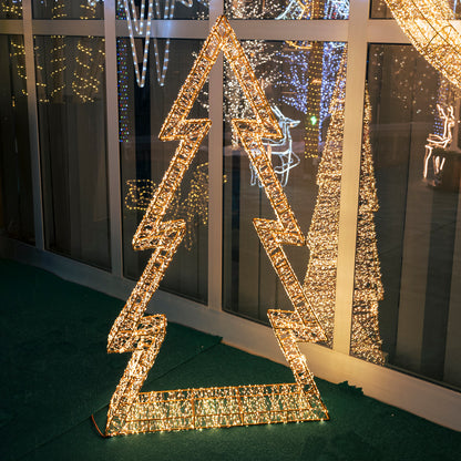 Maxi Albero 3D 150cm con 9600 Gocce LED