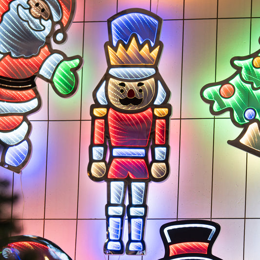 Schiaccianoci Luminoso 74 cm Infinity Light con LED