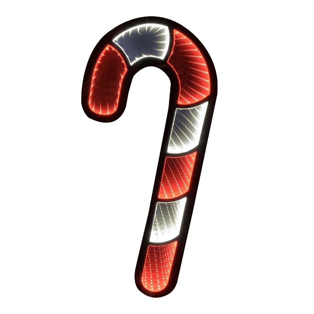 Bastoncino Candy  Luminoso Bianco-Rosso 60 cm Infinity Light