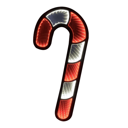 Bastoncino Candy  Luminoso Bianco-Rosso 60 cm Infinity Light