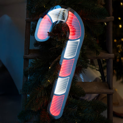 Bastoncino Candy  Luminoso Bianco-Rosso 60 cm Infinity Light