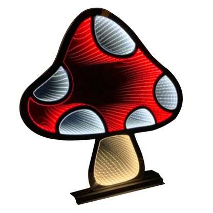 Funghetto Luminoso Bianco-Rosso 70 cm Infinity Light