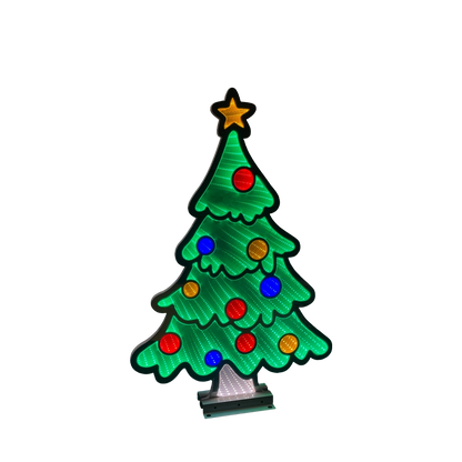 Albero di Natale 60 cm con luci LED multicolore Infinity Light