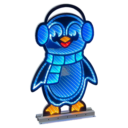 Pinguino Artic alto 60 cm con luci LED Infinity Light