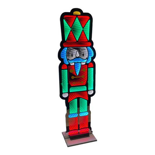 Schiaccianoci alto 120 cm con luci LED Infinity Light