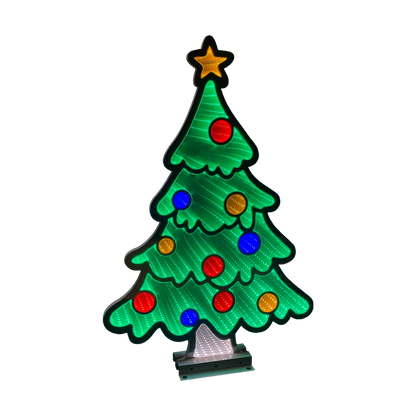 Albero di Natale 60 cm con luci LED multicolore Infinity Light