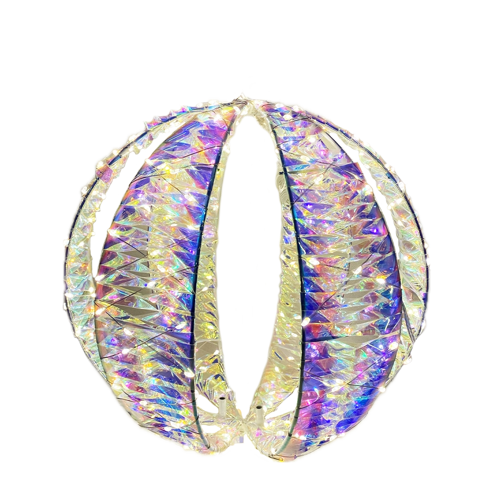 Sfera Luminosa Prestige Rainbow con 300 Gocce LED Multicolore