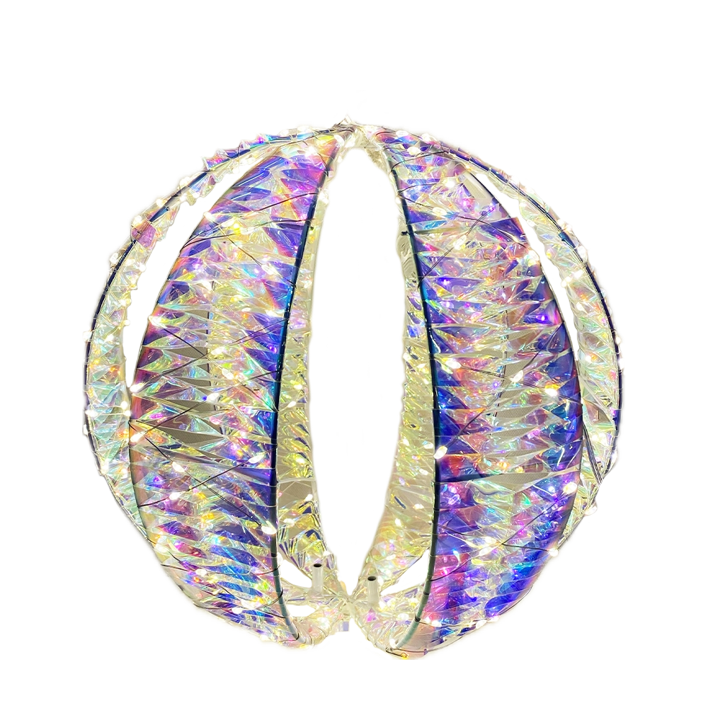 Sfera Luminosa Prestige Rainbow con 300 Gocce LED Multicolore