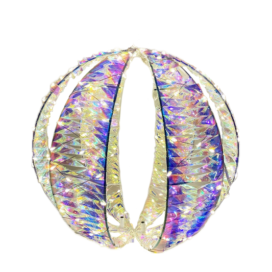 Sfera Luminosa Prestige Rainbow con 300 Gocce LED Multicolore