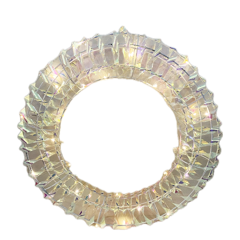 Corona Natalizia Luminosa effetto Rainbow con 600  LED Multicolore