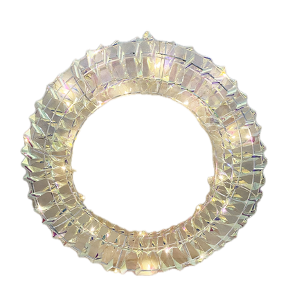 Corona Natalizia Luminosa effetto Rainbow con 600  LED Multicolore