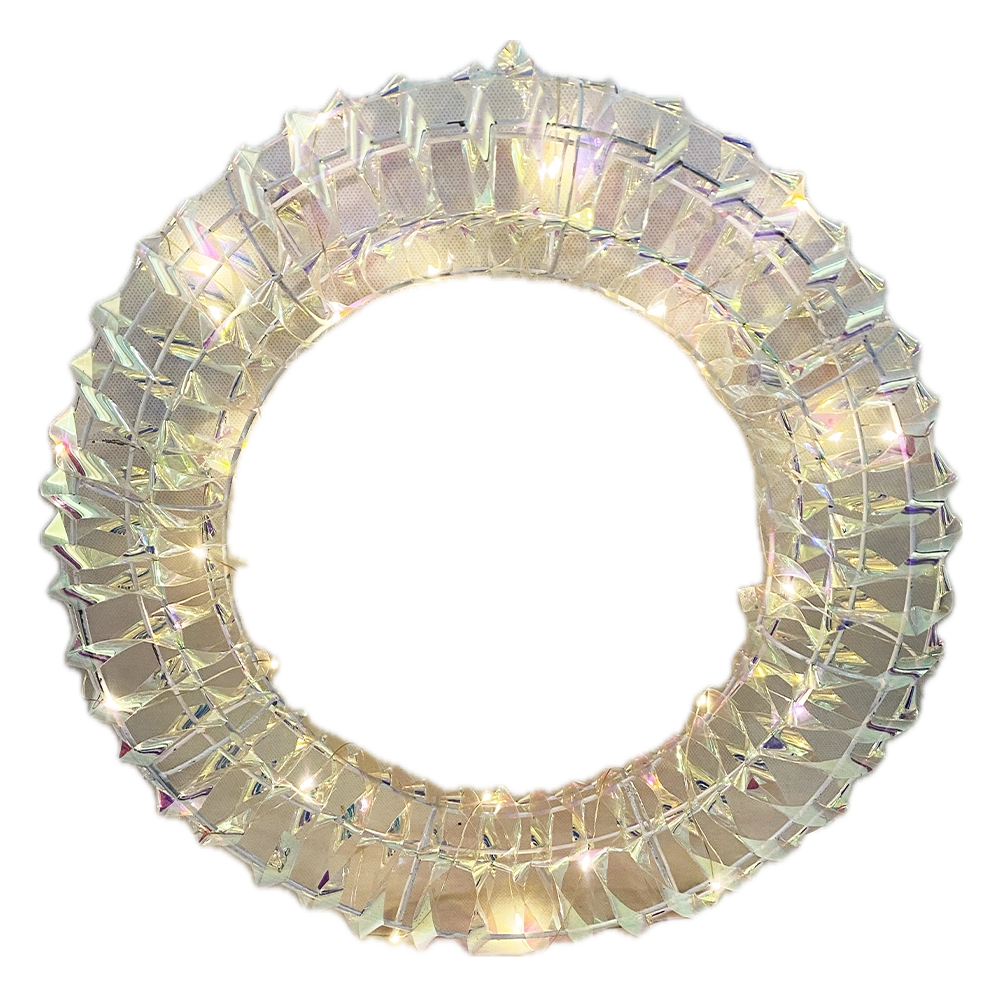 Corona Natalizia Luminosa effetto Rainbow con 600  LED Multicolore