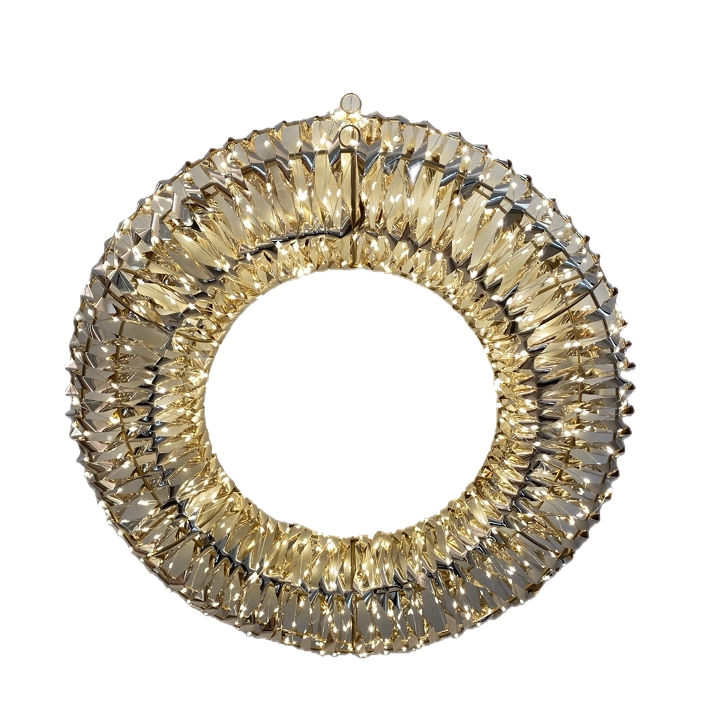 Corona Natalizia Luminosa effetto Rainbow con 600  LED Multicolore