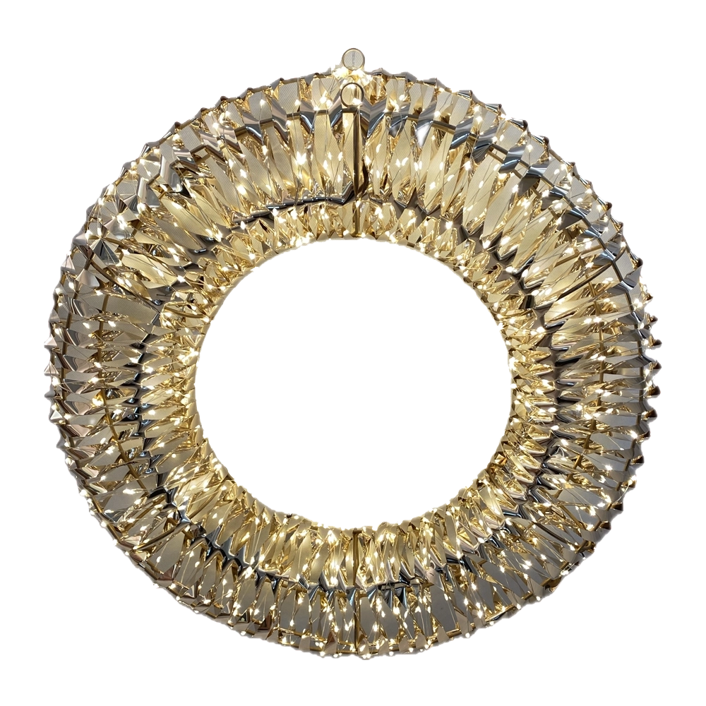 Corona Natalizia Luminosa effetto Rainbow con 600  LED Multicolore