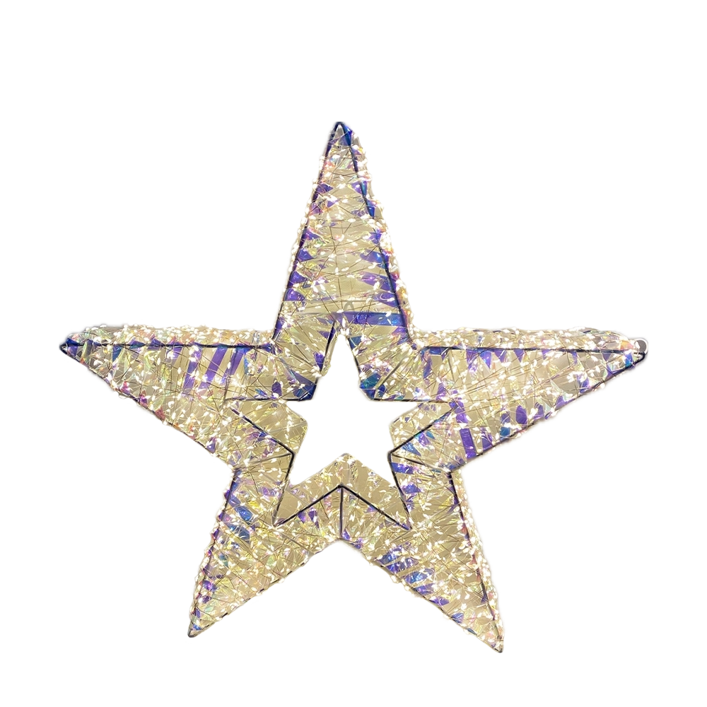 Stella Natalizia Prestige – Gocce LED Luminose (Effetto Rainbow o Gold)